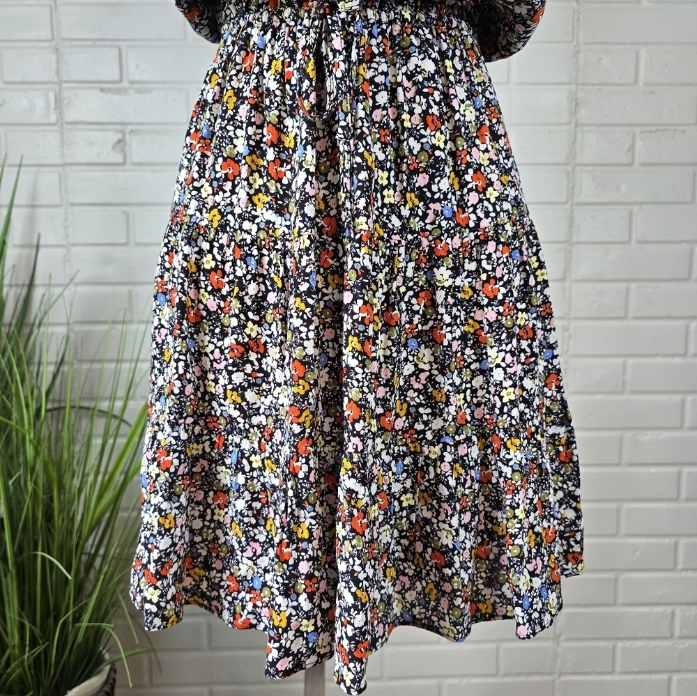 Rebecca Minkoff Ditsy Floral Print Ollie Viscose Mini Dress Size Small - Picture 9 of 11